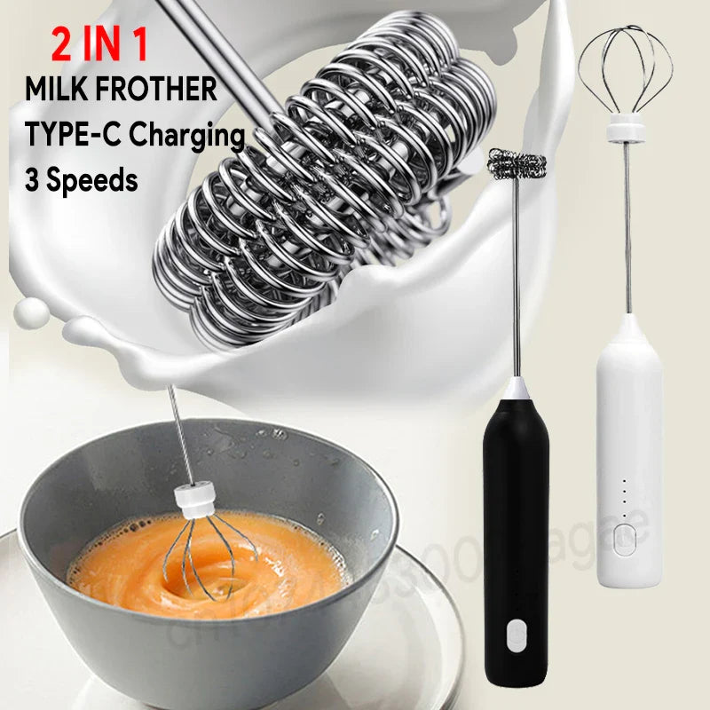 Wireless Frother & Whisk Combo